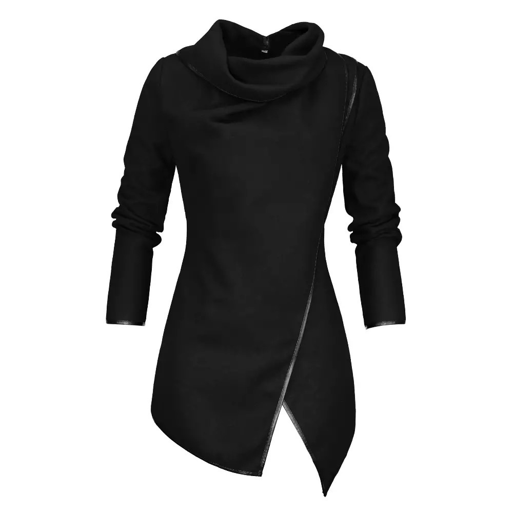 NWT Black Asymmetrical Wrap Jacket